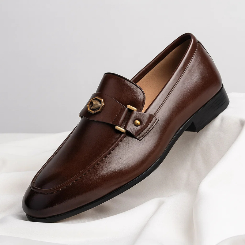 Men's Horsebit Penny Loafers - Pointed Toe Slip-On
