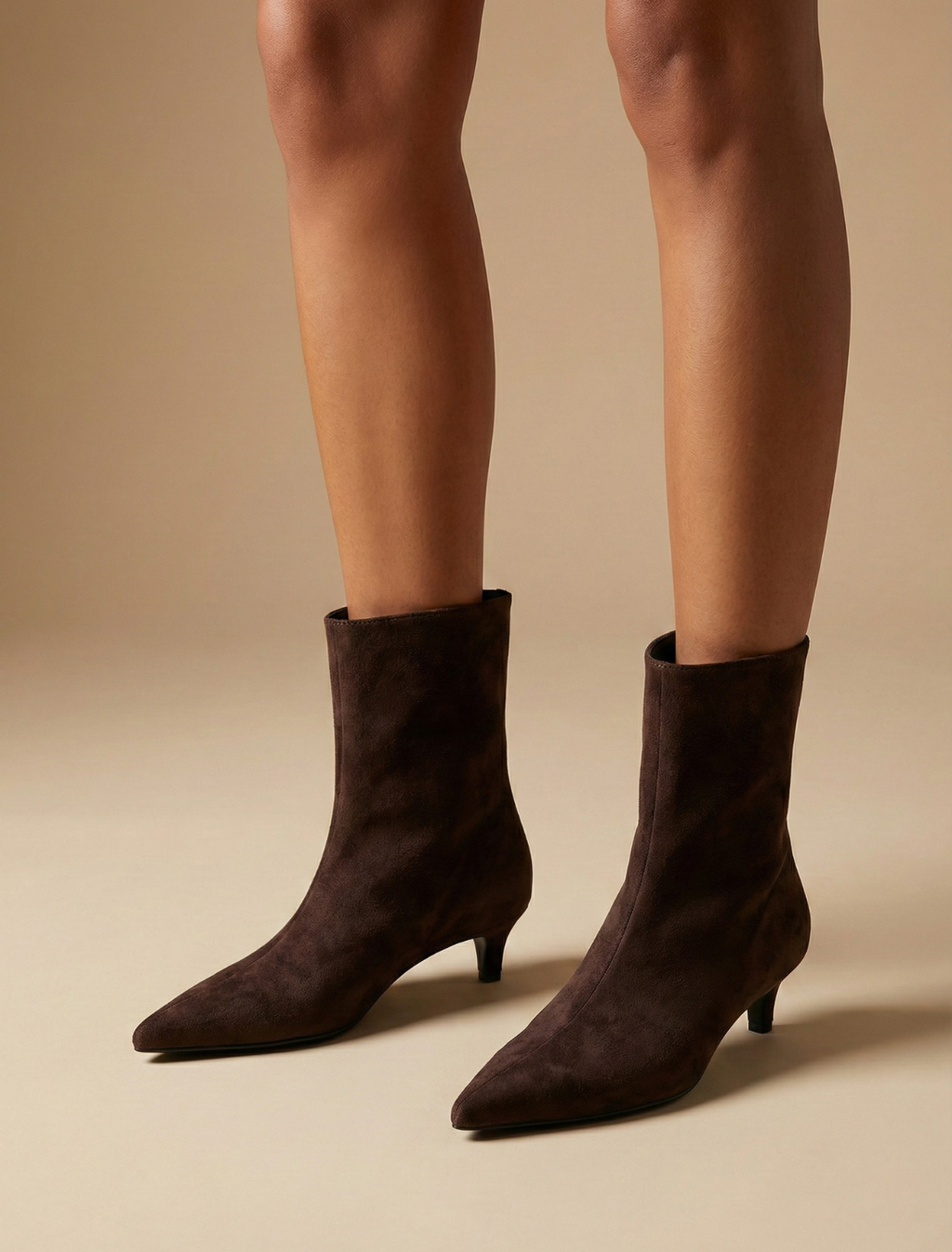 Women’s Ankle Boots with Pointed Toe and Slim Heel