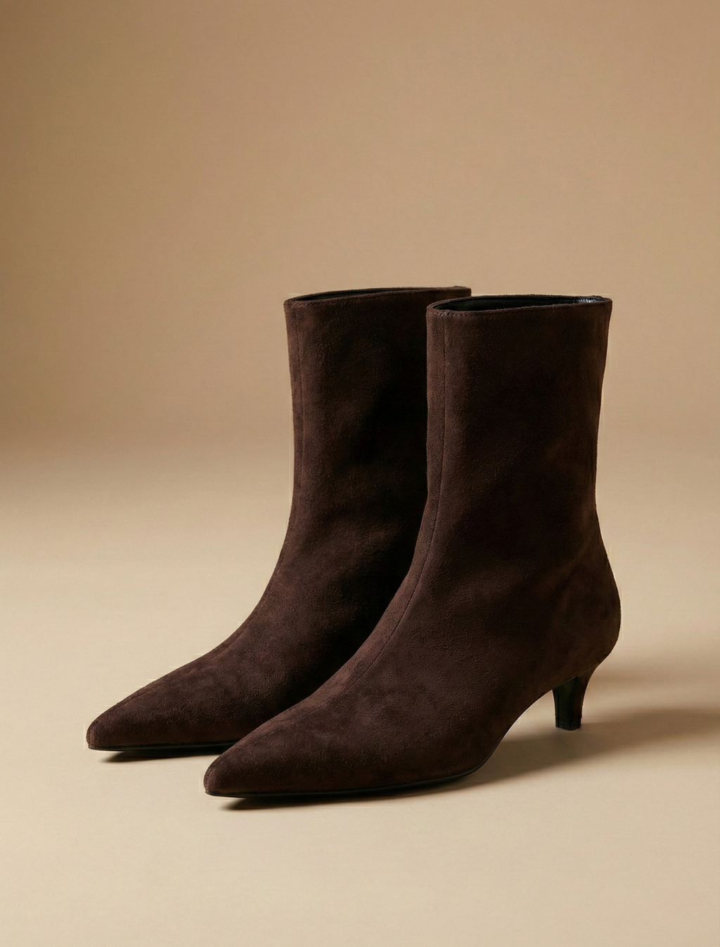 Women’s Ankle Boots with Pointed Toe and Slim Heel