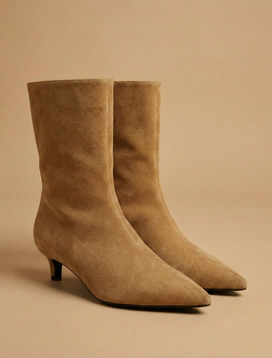 Women’s Ankle Boots with Pointed Toe and Slim Heel