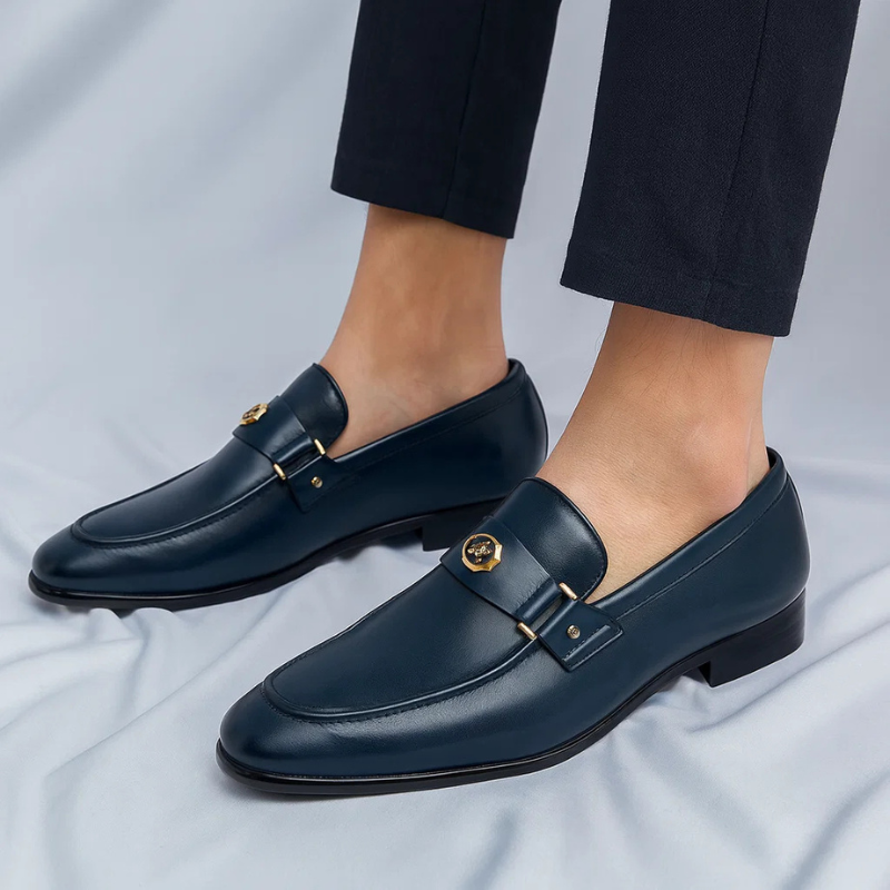 Men's Horsebit Penny Loafers - Pointed Toe Slip-On