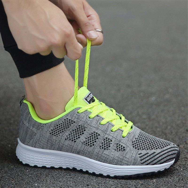 Women's Lace-Up Sneakers with Low-Cut Design and Textured Sole