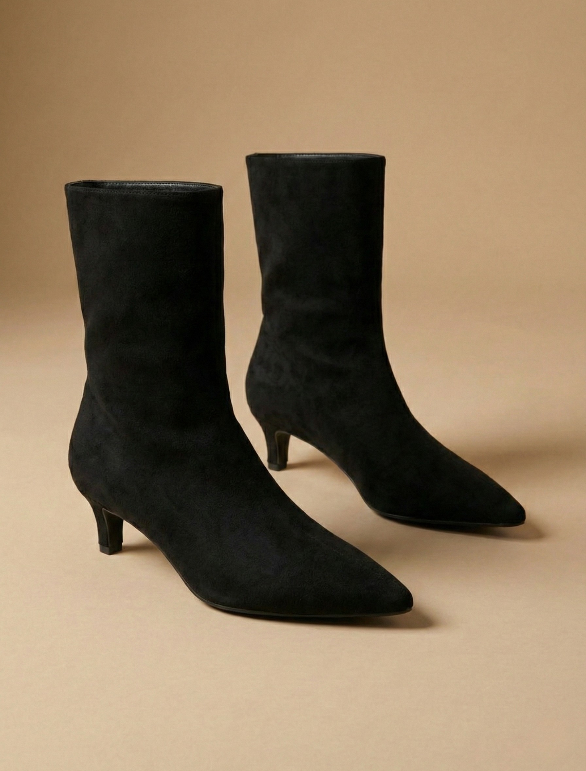Women’s Ankle Boots with Pointed Toe and Slim Heel