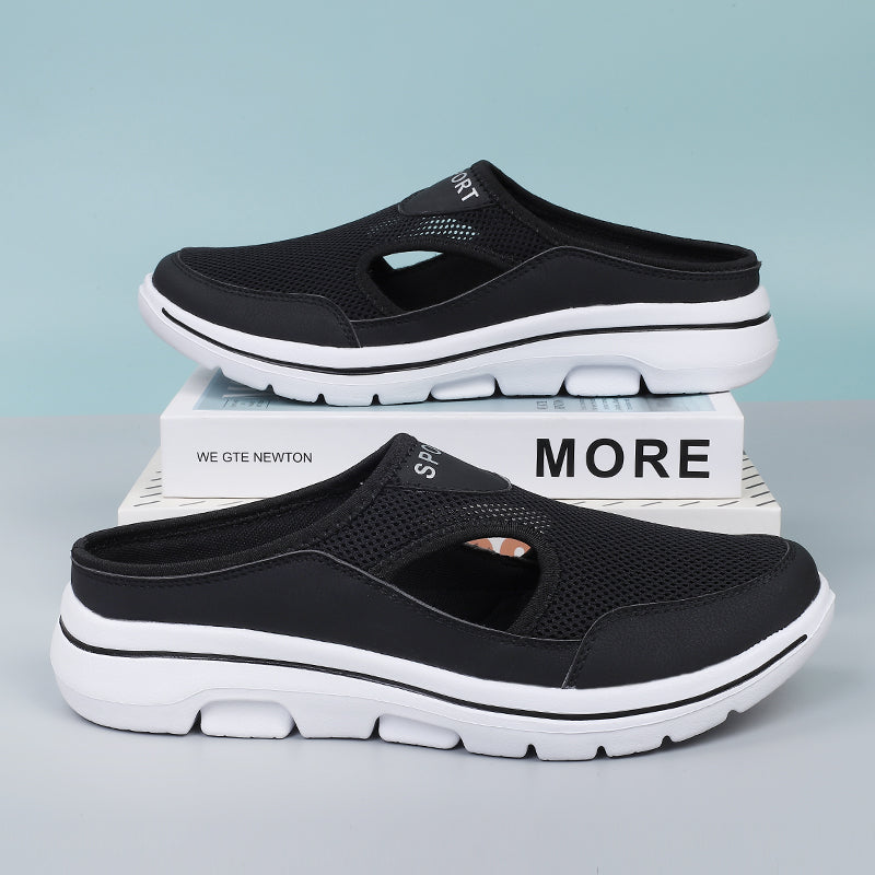 Men’s Slip-On Clog Shoes with Ventilated Upper and Cushioned Sole