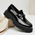 Men's Chunky Sole Slip-On Platform Loafers