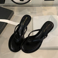 Women's Thong Strap Heeled Sandals with Thin Stiletto Heel