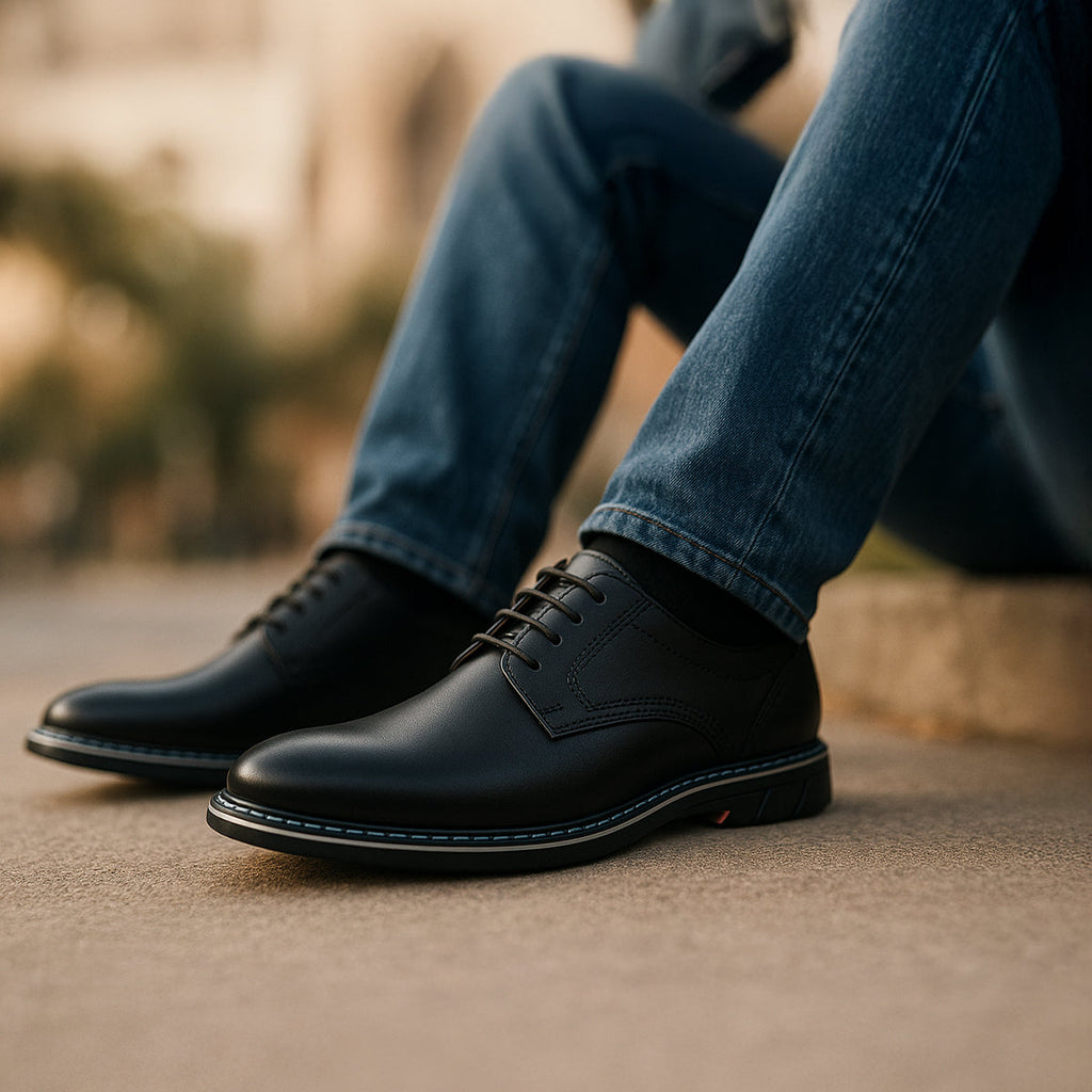 Men’s Classic Derby Shoes – Refined Everyday Lace-Up Design