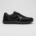Men's Casual Sneakers – Lace-Up Low Top Mesh Upper with Stripe Detail