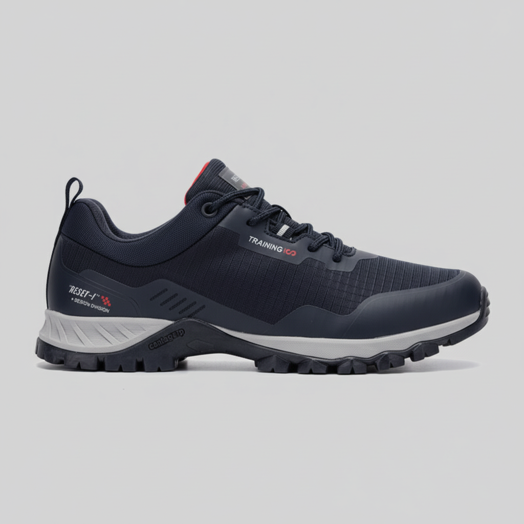 Men’s Low-Cut Trail Hiking Shoes with Lugged Sole