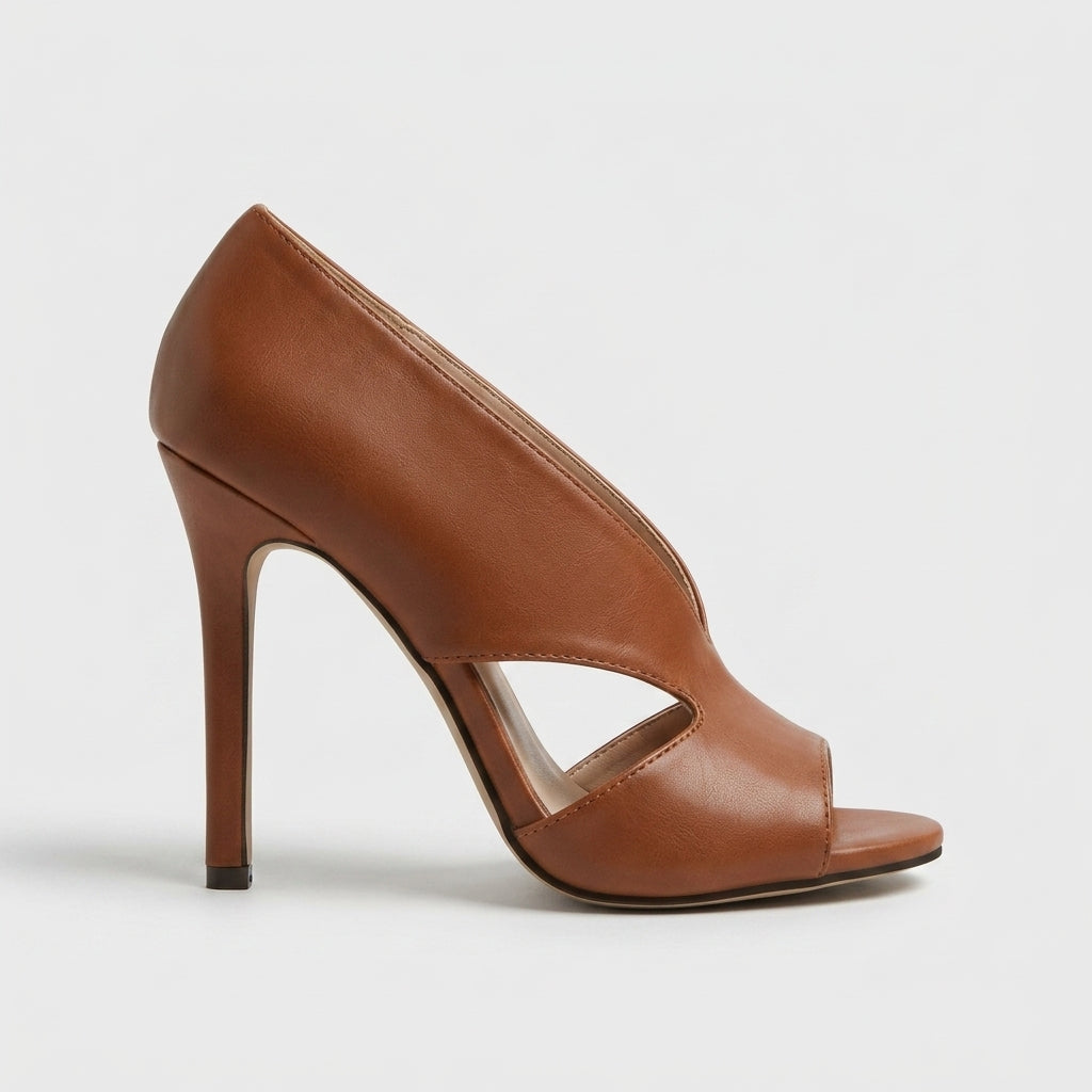 Women’s Cut-Out High Heel Sandals with Open Toe