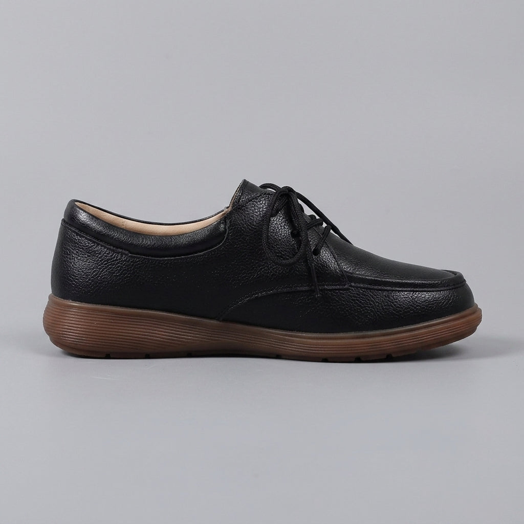Women's Lace-Up Flat Loafer Sneakers